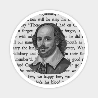 Shakespeare Saint Crispin Speech Magnet